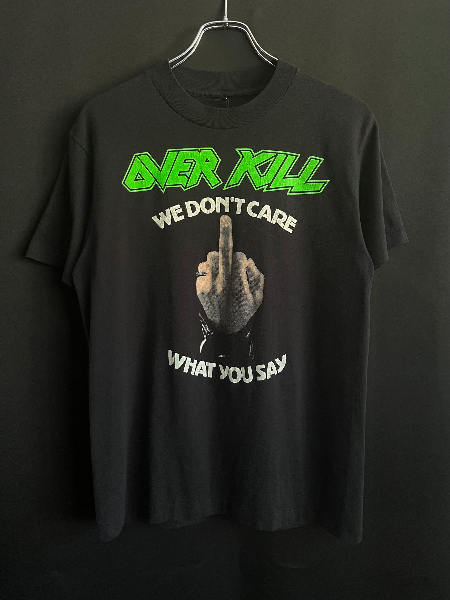 80s Overkill Thrash Metal Band Tee