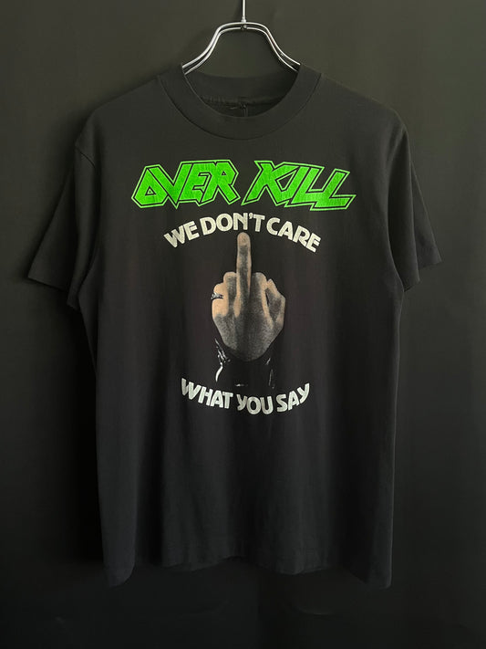 80s Overkill Thrash Metal Band Tee