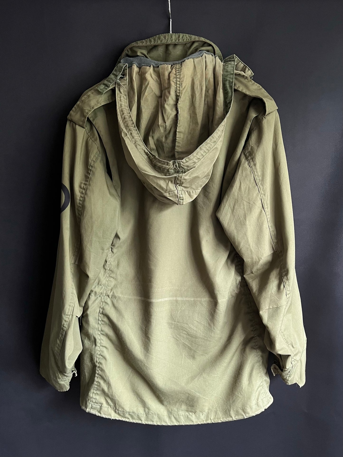70s/80s Peace & Smiley Patch M65 Fatigue Jacket