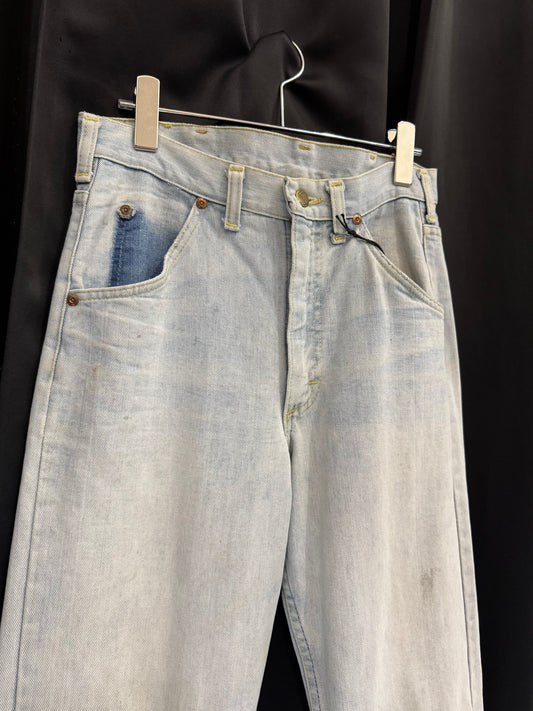 70s/80s Distressed & Repaired Lee Rider Denim (30W)