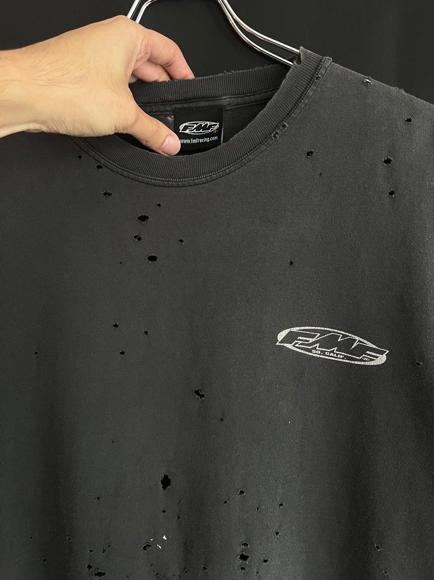 Y2K “Fast as F**k” Distressed Tee