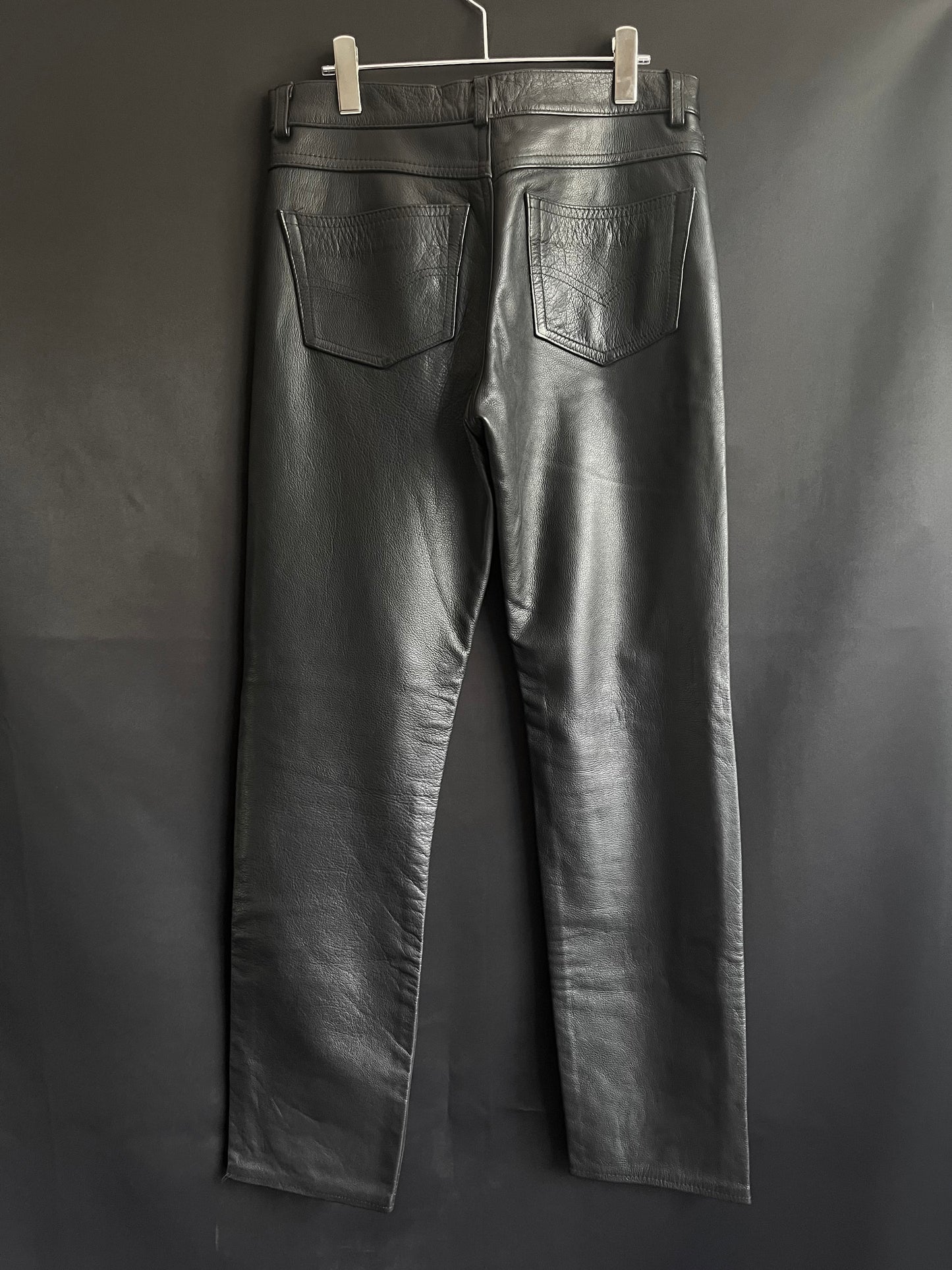 Vtg Made In England Leather Pants (31W)
