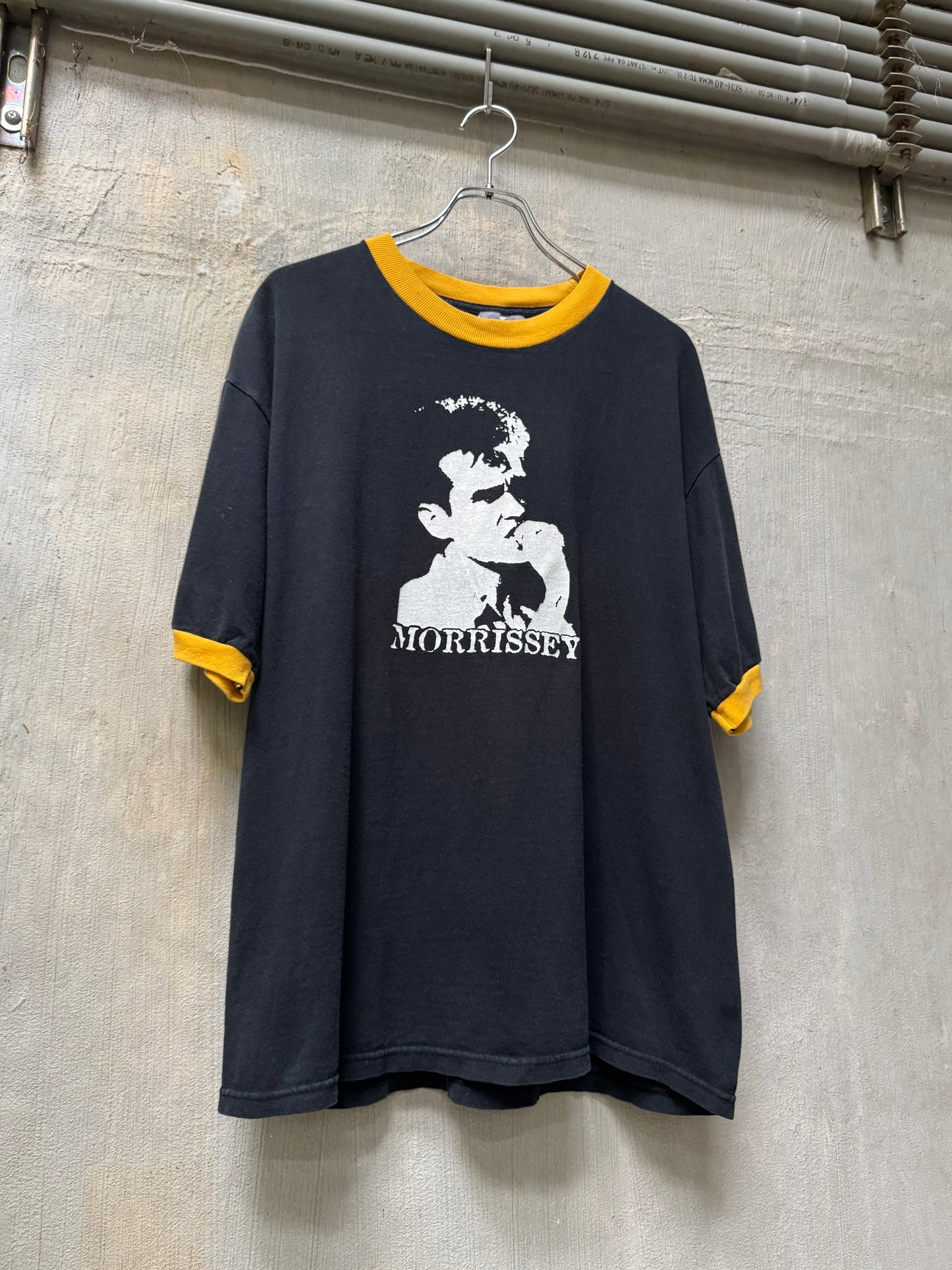 vtg Morrissey Portrait Ringer Tee