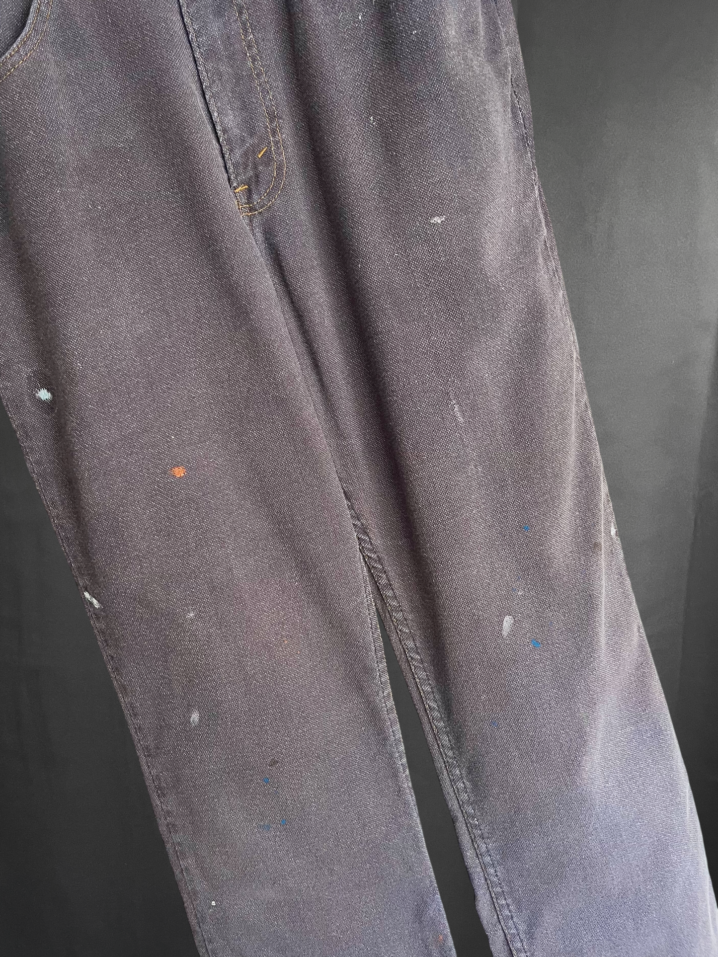 70s Levi's Distressed "Plum" 646 Flares (30W)
