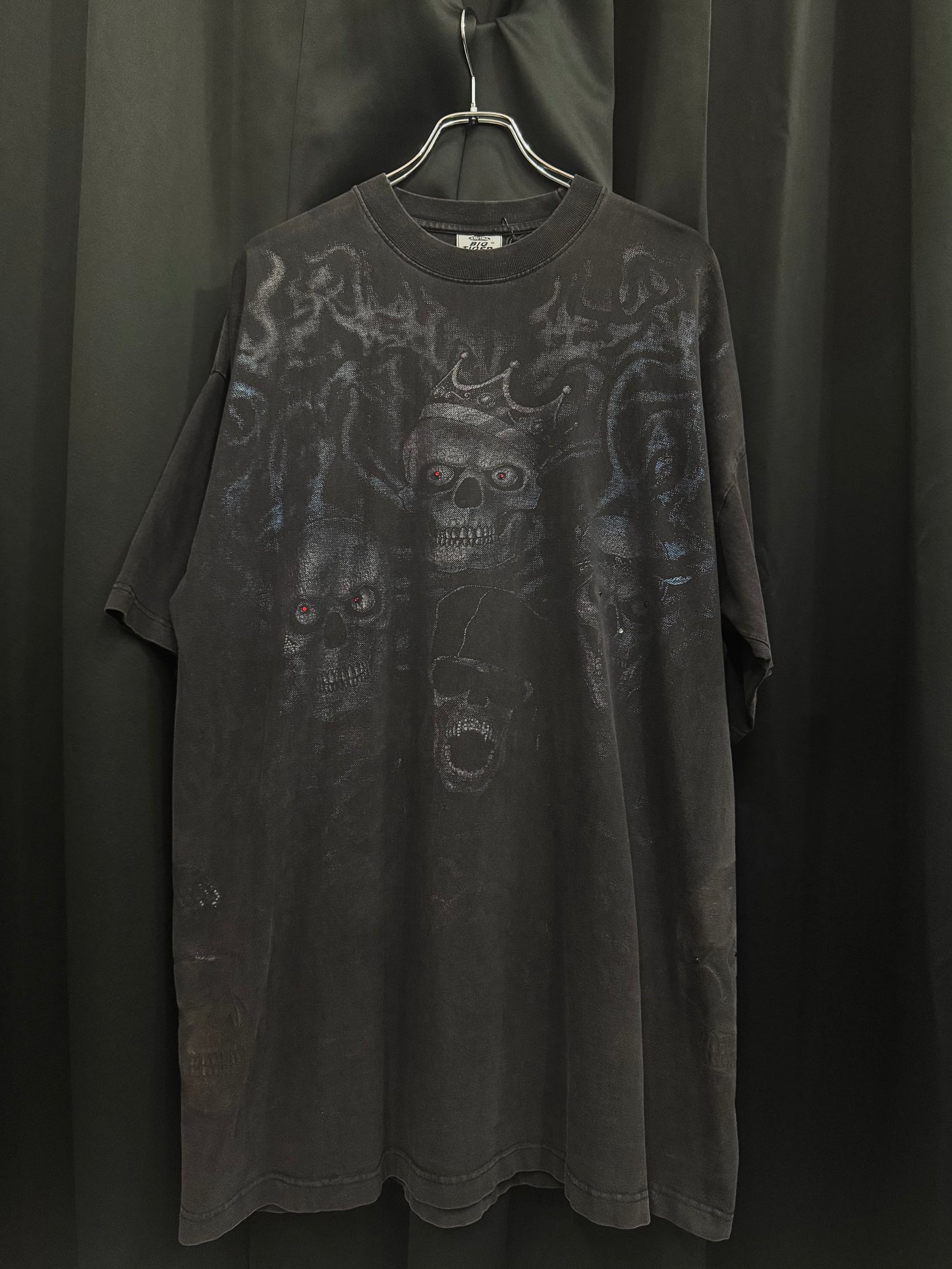 Y2K Red Eyed Skull AOP Tee (XXL)