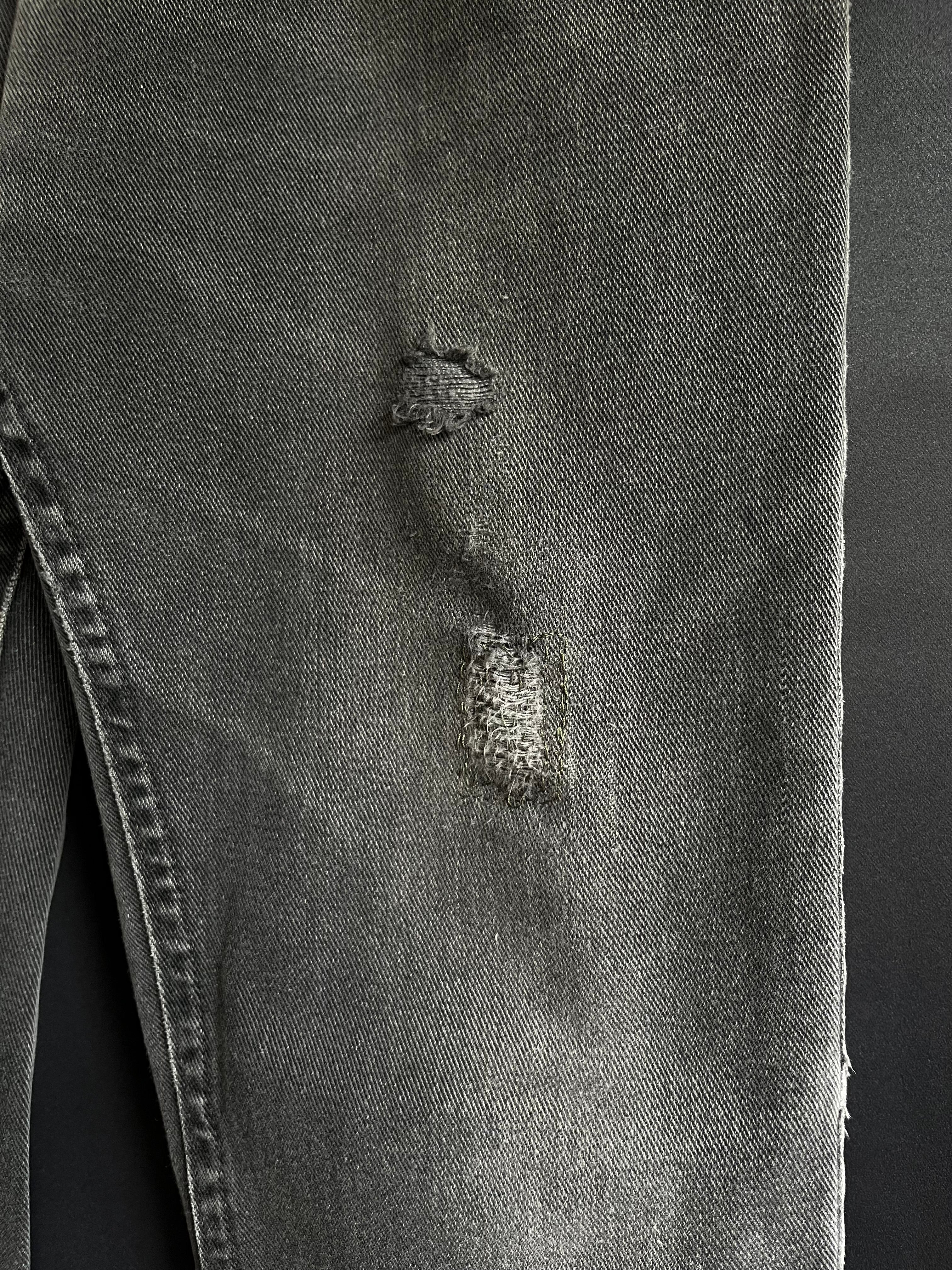 70s/80s Faded & Repaired Lee Straight Cut Denim (33/34W) – MILO Supply