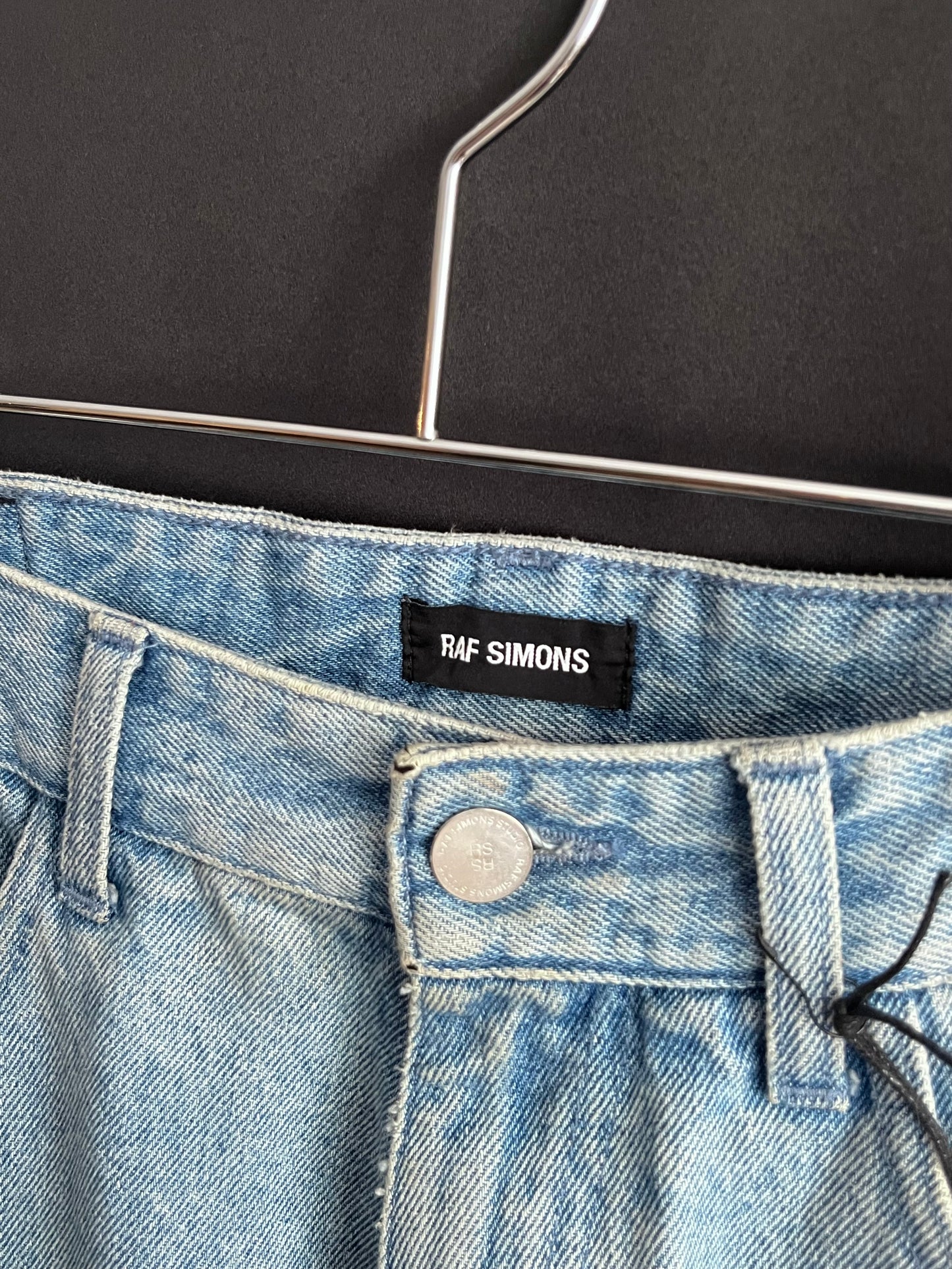 A/W19 Raf Simons Destroyed Relaxed Fit Denim