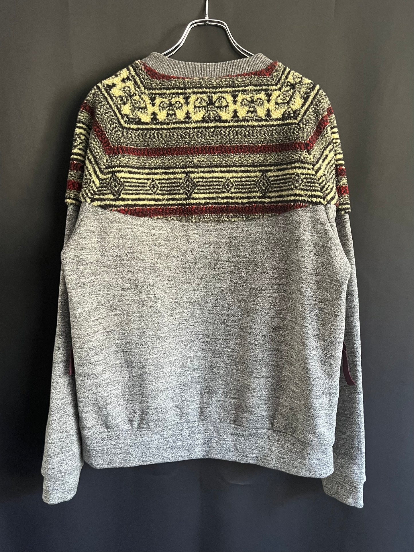 Kapital Bird’s Eye “Fleece Top” Crewneck