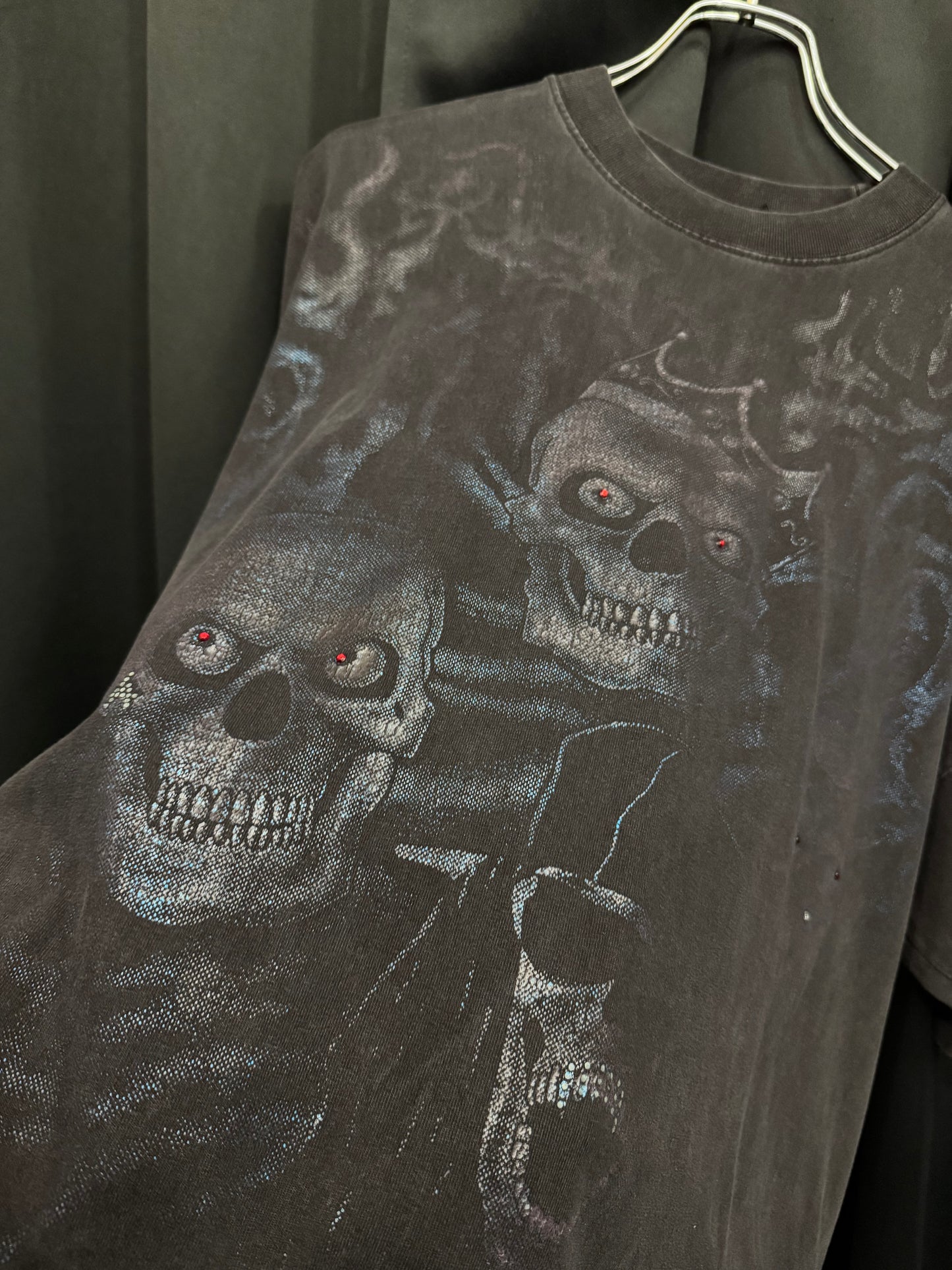 Y2K Red Eyed Skull AOP Tee (XXL)