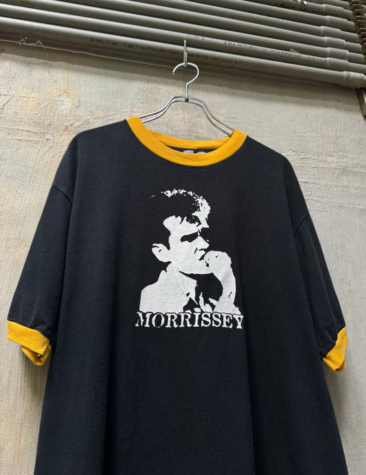 vtg Morrissey Portrait Ringer Tee