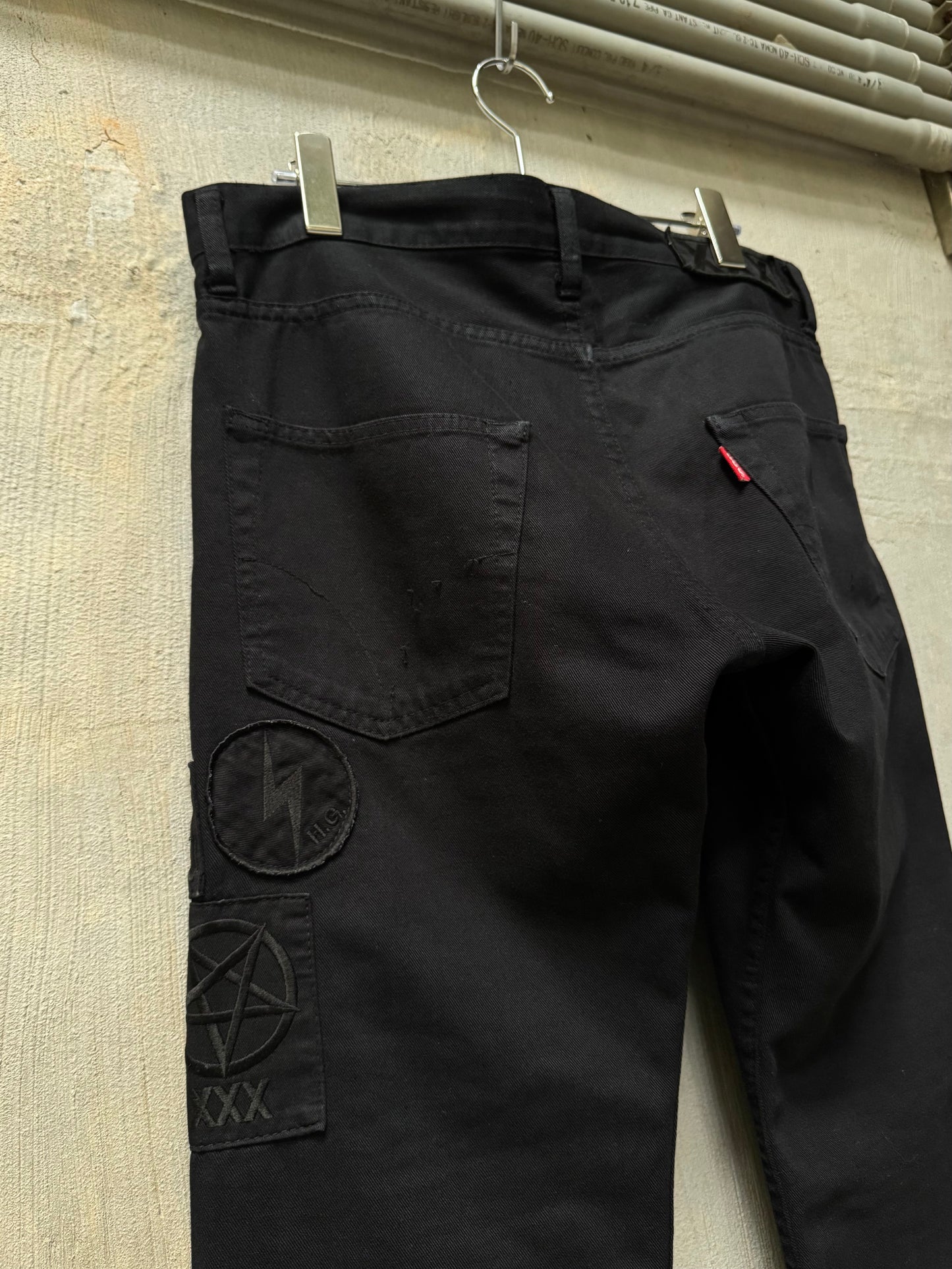 Hysteric Glamour Multi Patch “Hell” Denim (32W)