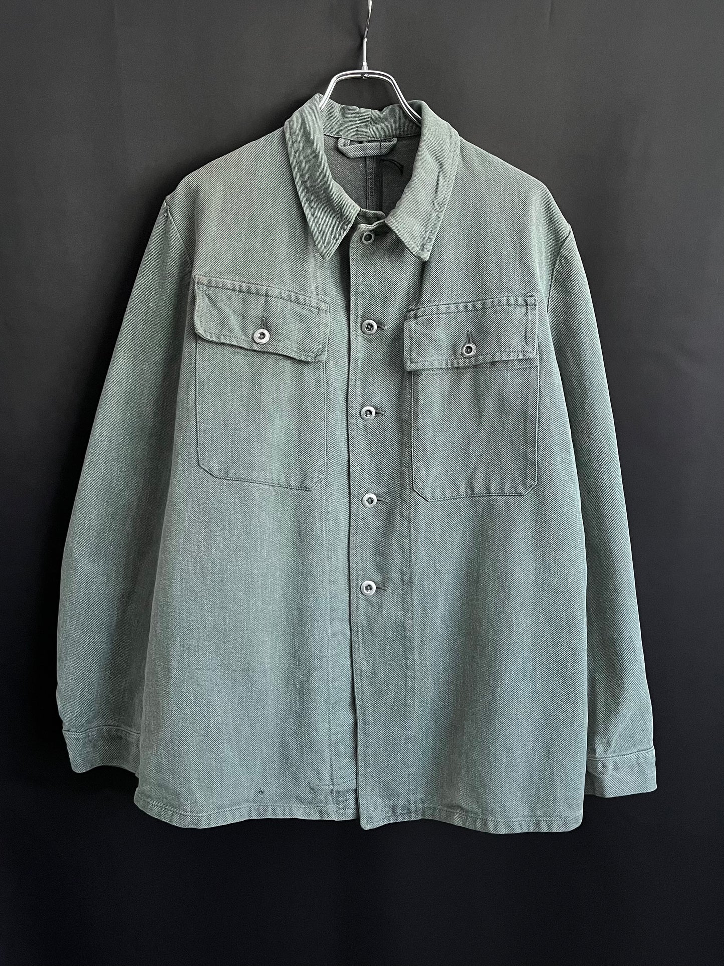 50s/60s Swiss Salt & Pepper Work Shirt