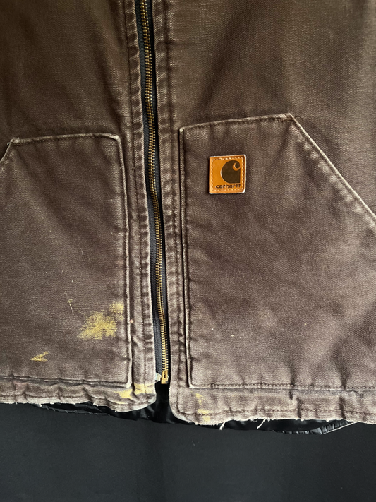Carhartt Faded Chocolate Work Vest