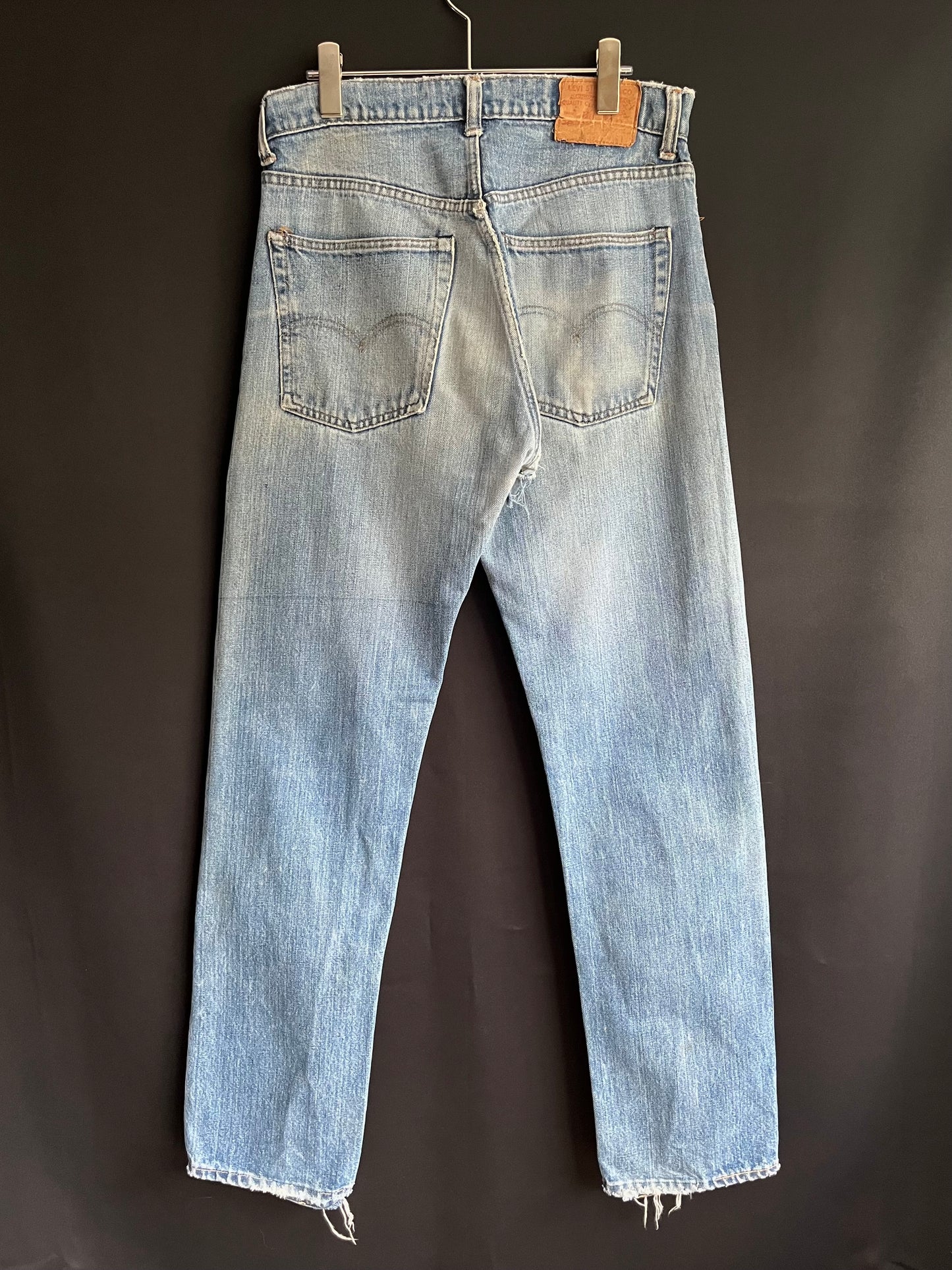 70s Levi’s 505 Patch Denim Single Stitched (32W)