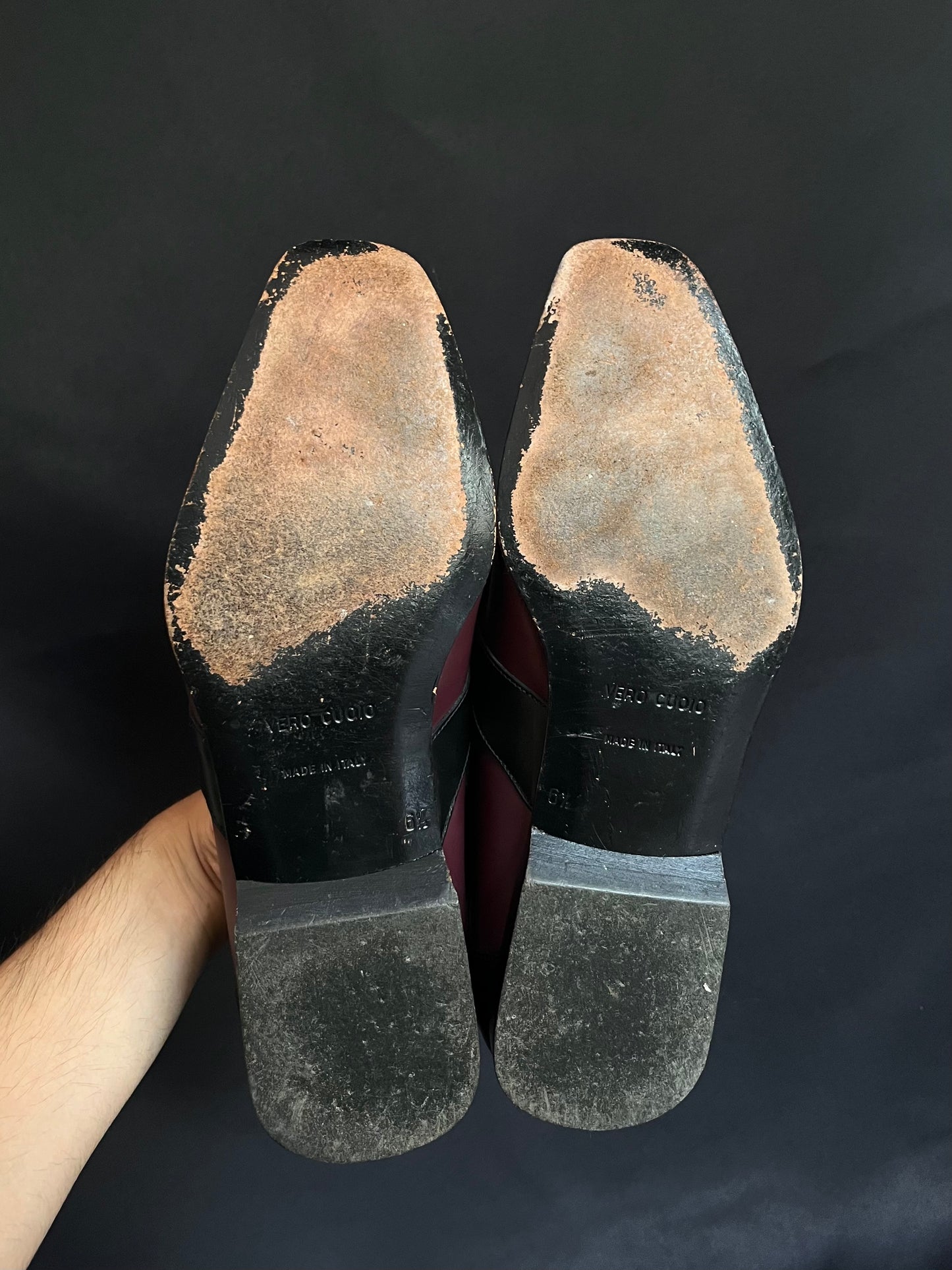 SS00 MIU MIU Burgundy Loafers(8.5US)