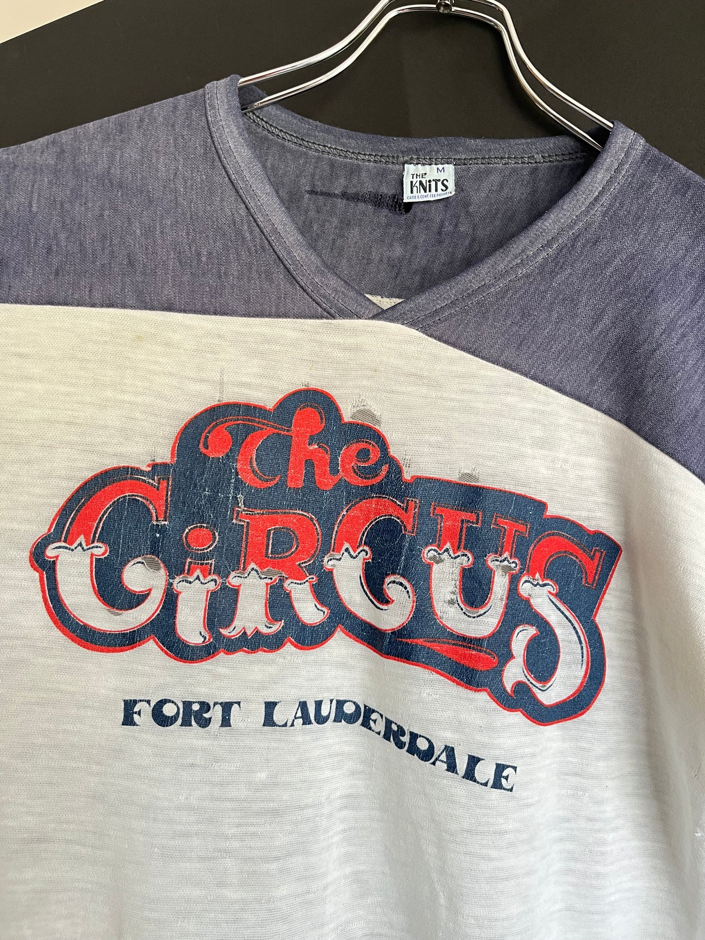 70s/80s Sheer “The Circus” Jersey Tee