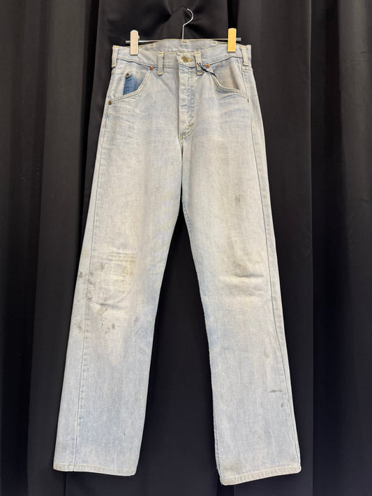 70s/80s Distressed & Repaired Lee Rider Denim (30W)