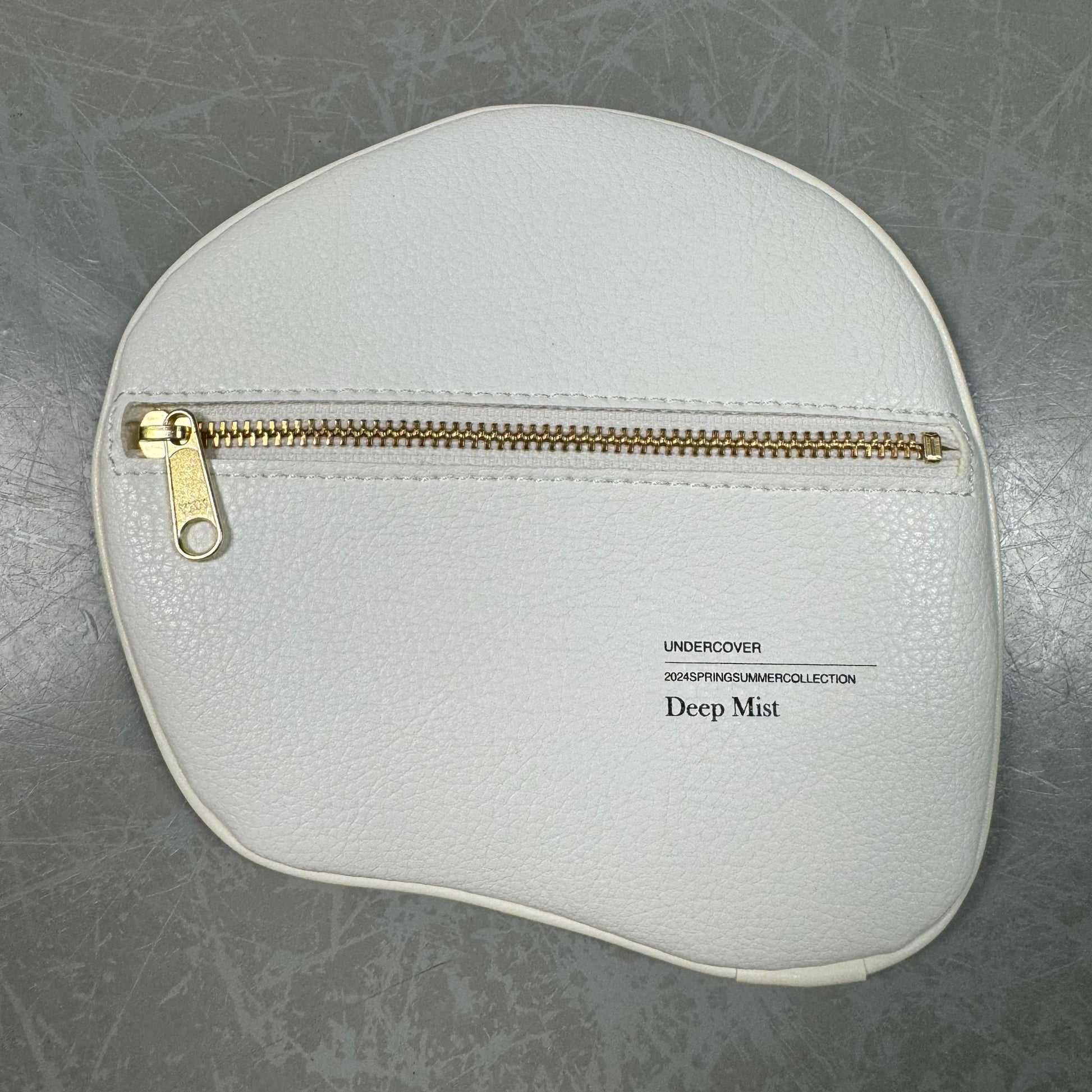 S/S 2024 Undercover “Deep Mist” Faux Leather Skull Pouch image 1