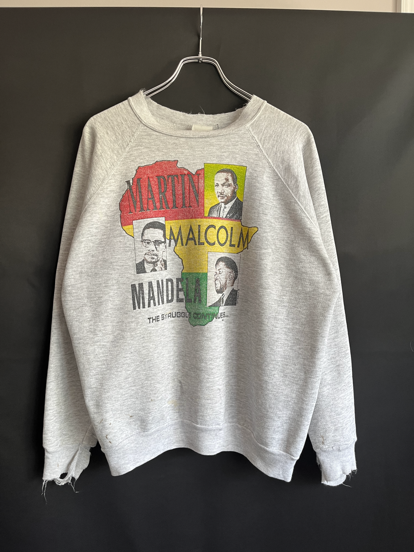 80s Civil Rights Thrashed Crewneck