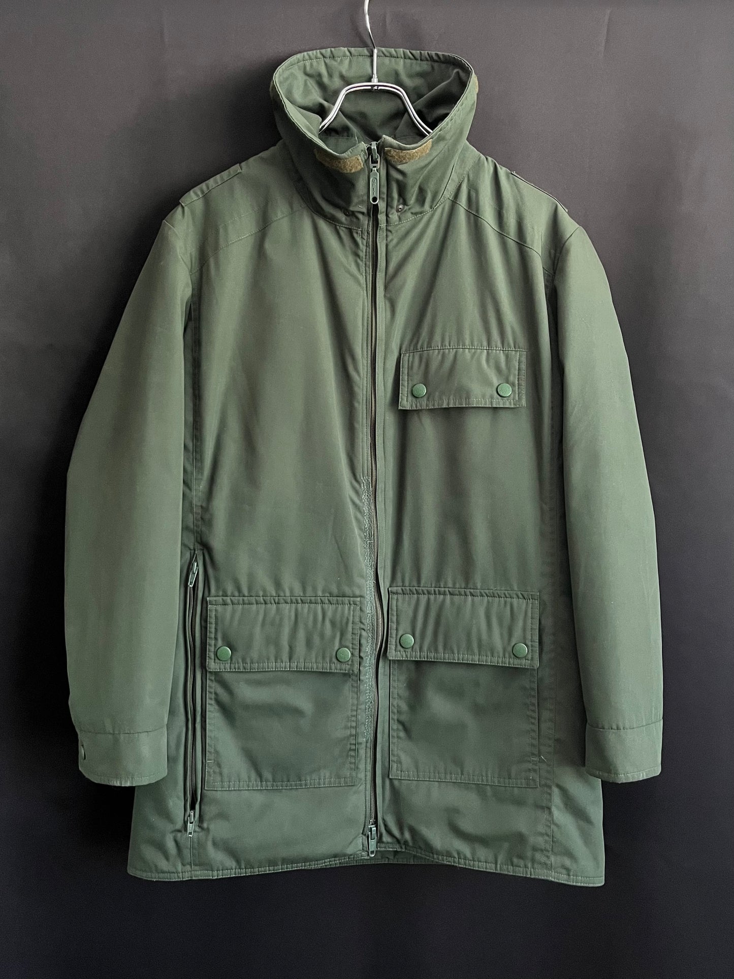Vtg Repaired Gore-Tex German Police Cargo Jacket