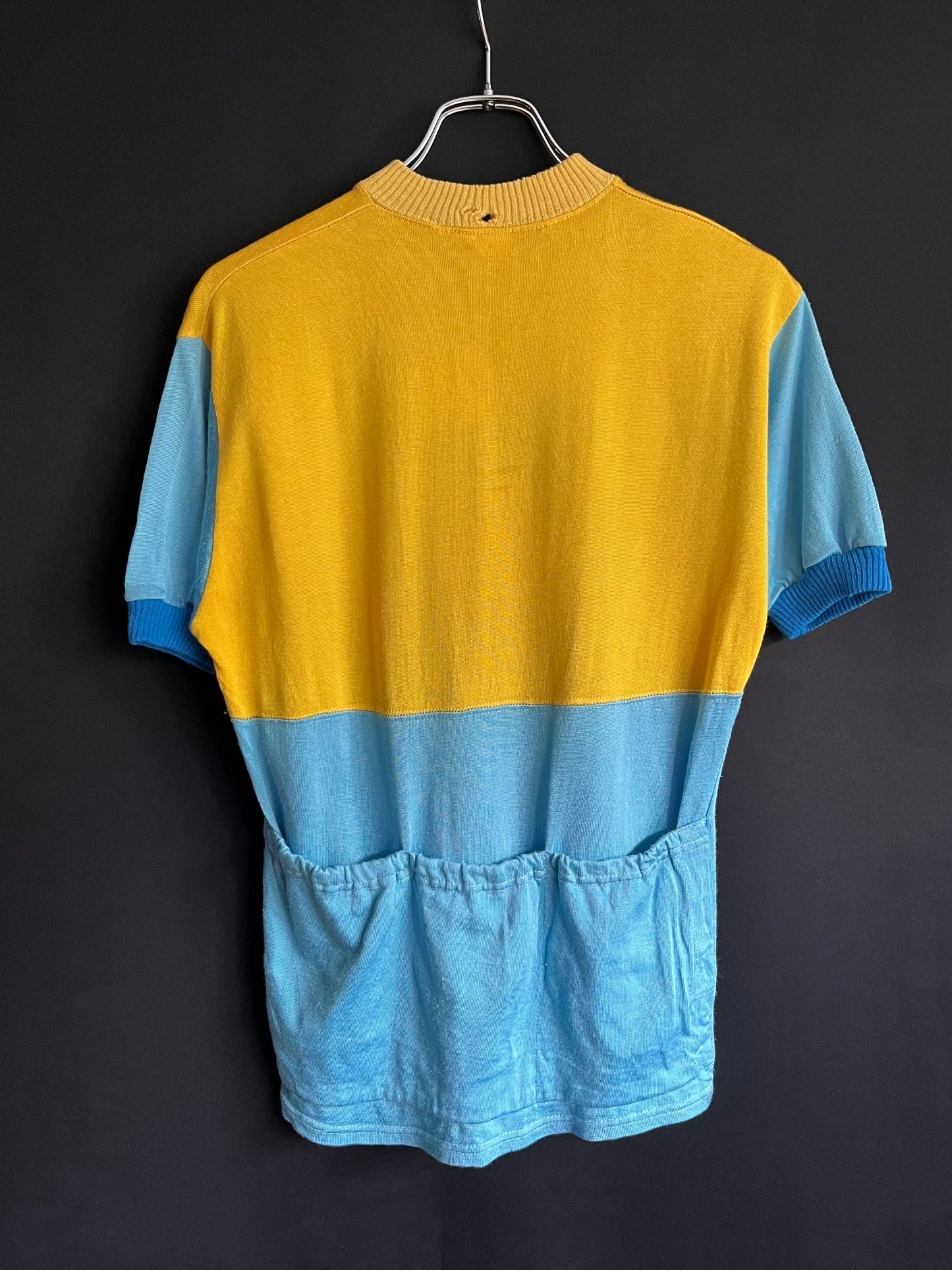 60s “Goldia” Chain-Stitched Swiss Durene Cycling Jersey