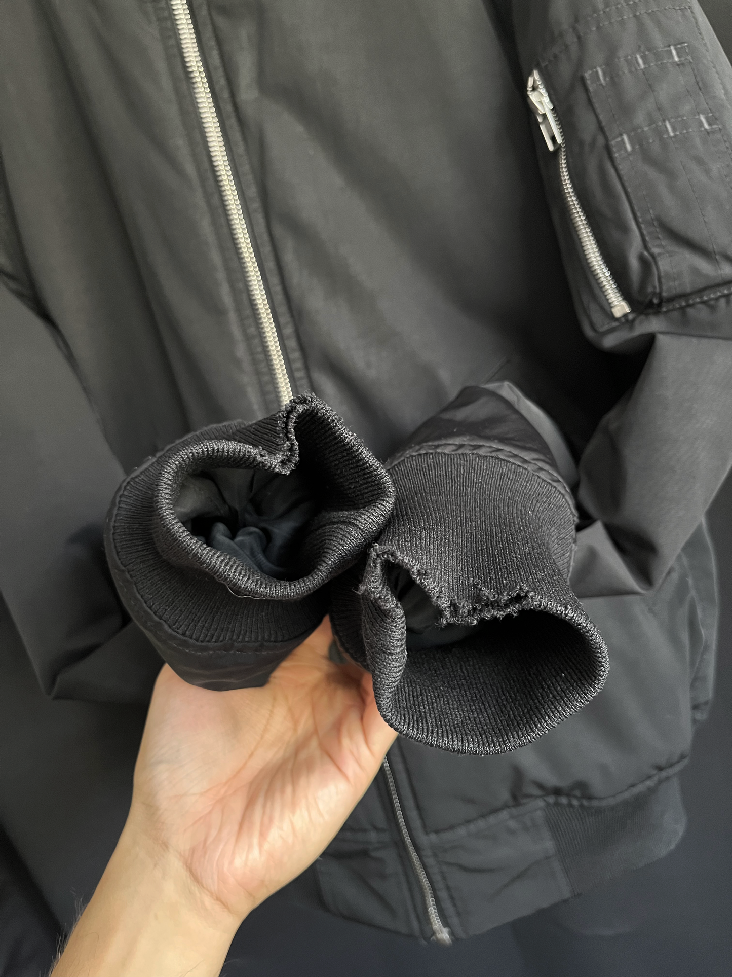 Rick Owens Drkshdw Hooded Flight Bomber