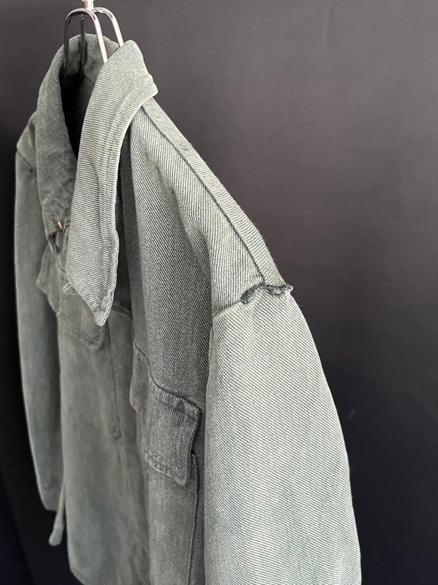 50s/60s Swiss Salt & Pepper Work Shirt