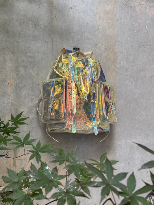 S/S ‘19 Louis Vuitton Virgil Abloh “Prism” Iridescent Christopher Backpack