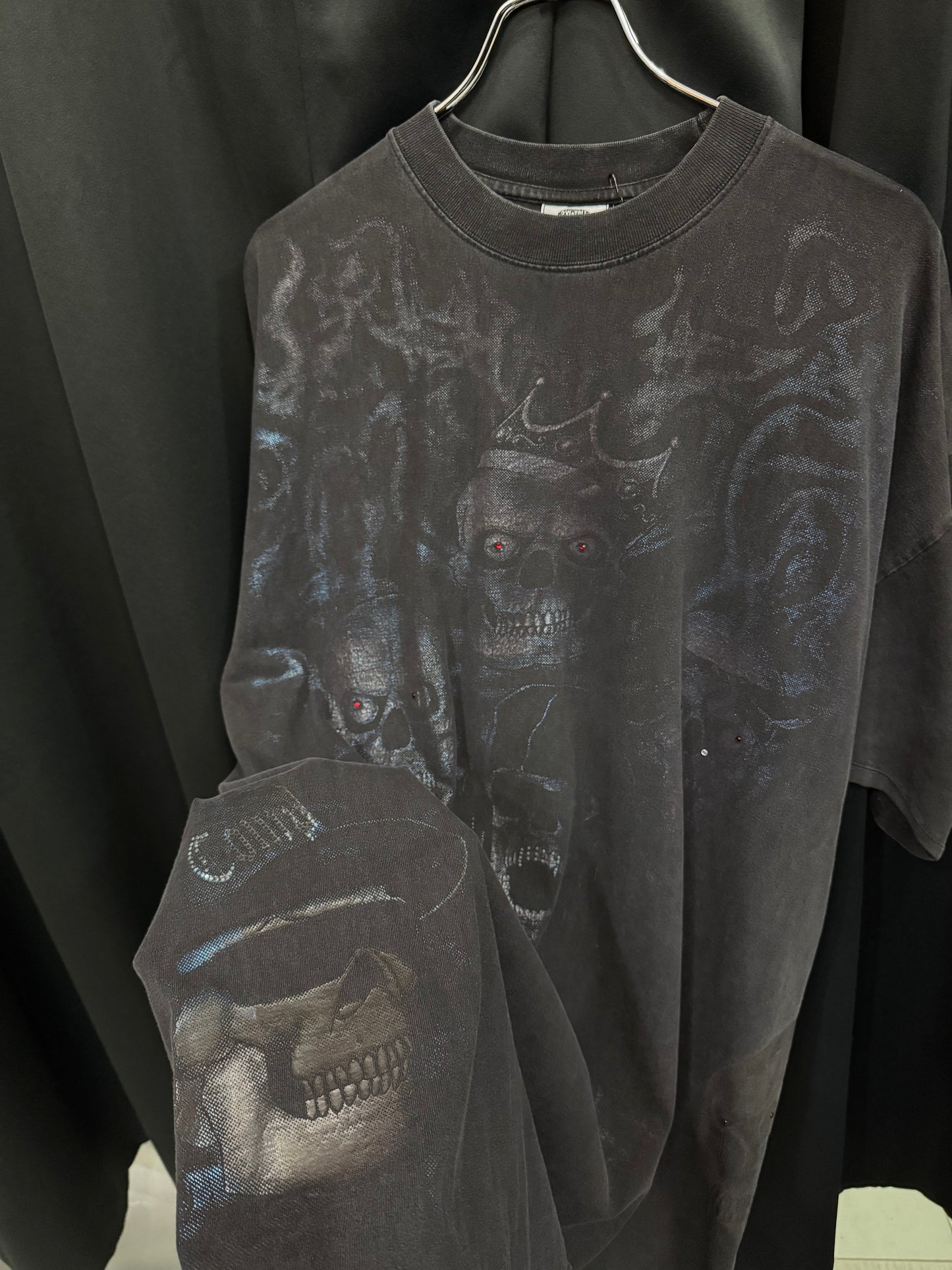 Y2K Red Eyed Skull AOP Tee (XXL)