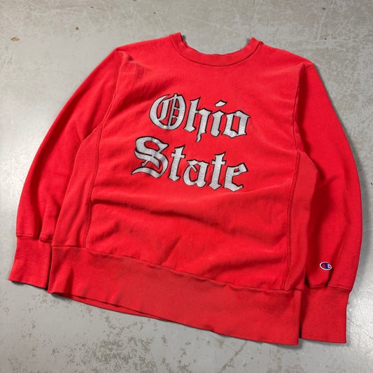 80s Ohio State Olde English Font Crewneck