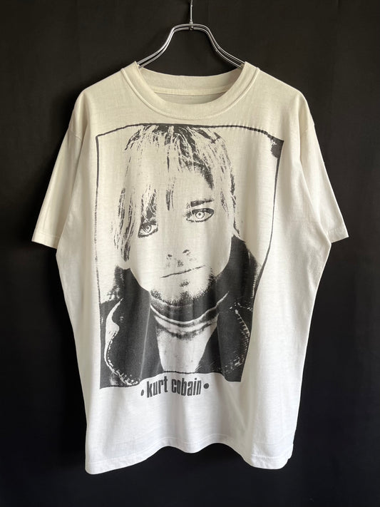 90s Kurt Cobain Euro Photo Tee (M/L)