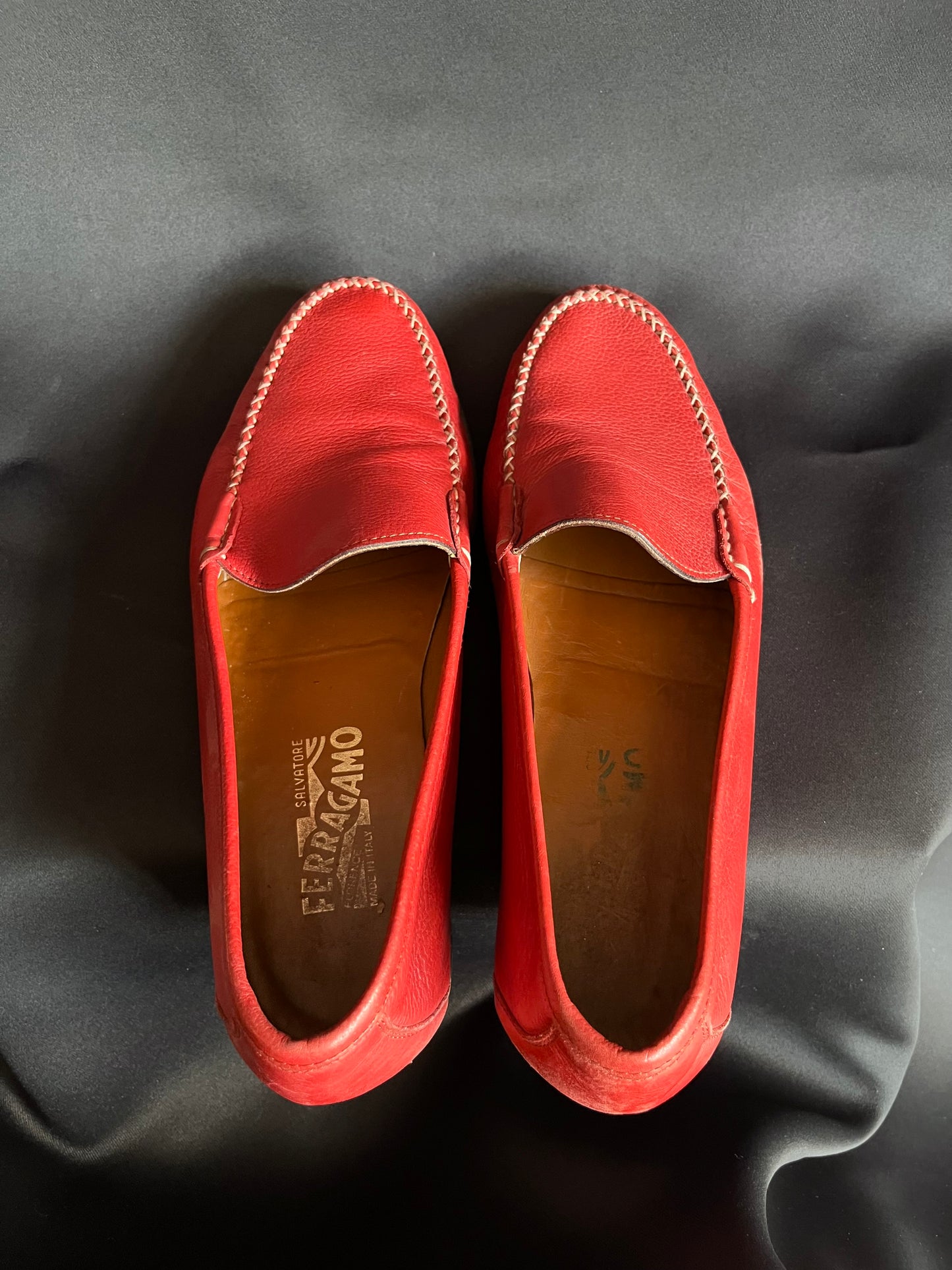 Salvatore Ferragamo Blood Red Leather Loafer (8/8.5US)