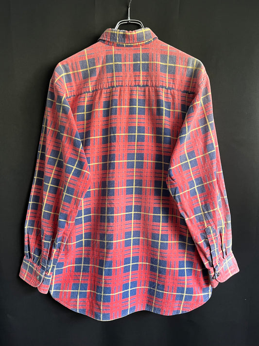 80s/90s Plaid Printed Flannel