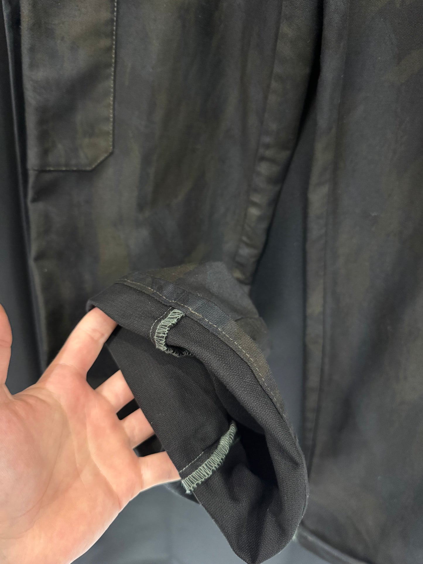 80s/90s Overdyed British Brushstroke Camo Fatigue Cargo (32W)
