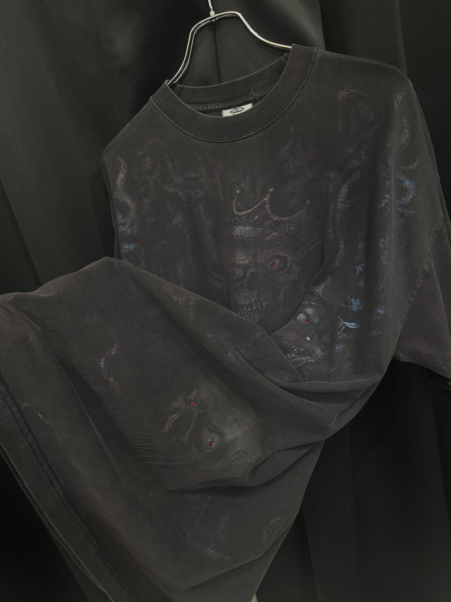 Y2K Red Eyed Skull AOP Tee (XXL)