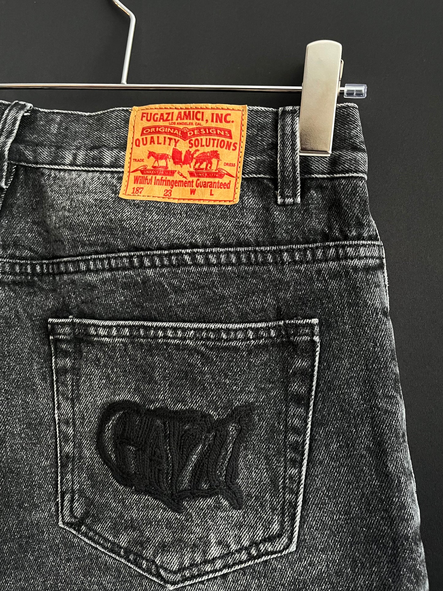 Fugazi Washed Baggy Denim