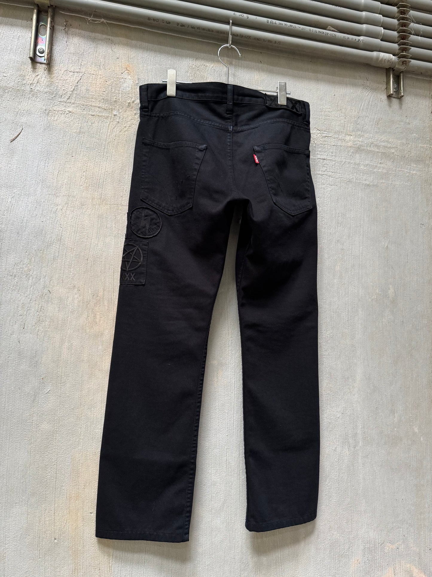 Hysteric Glamour Multi Patch “Hell” Denim (32W)