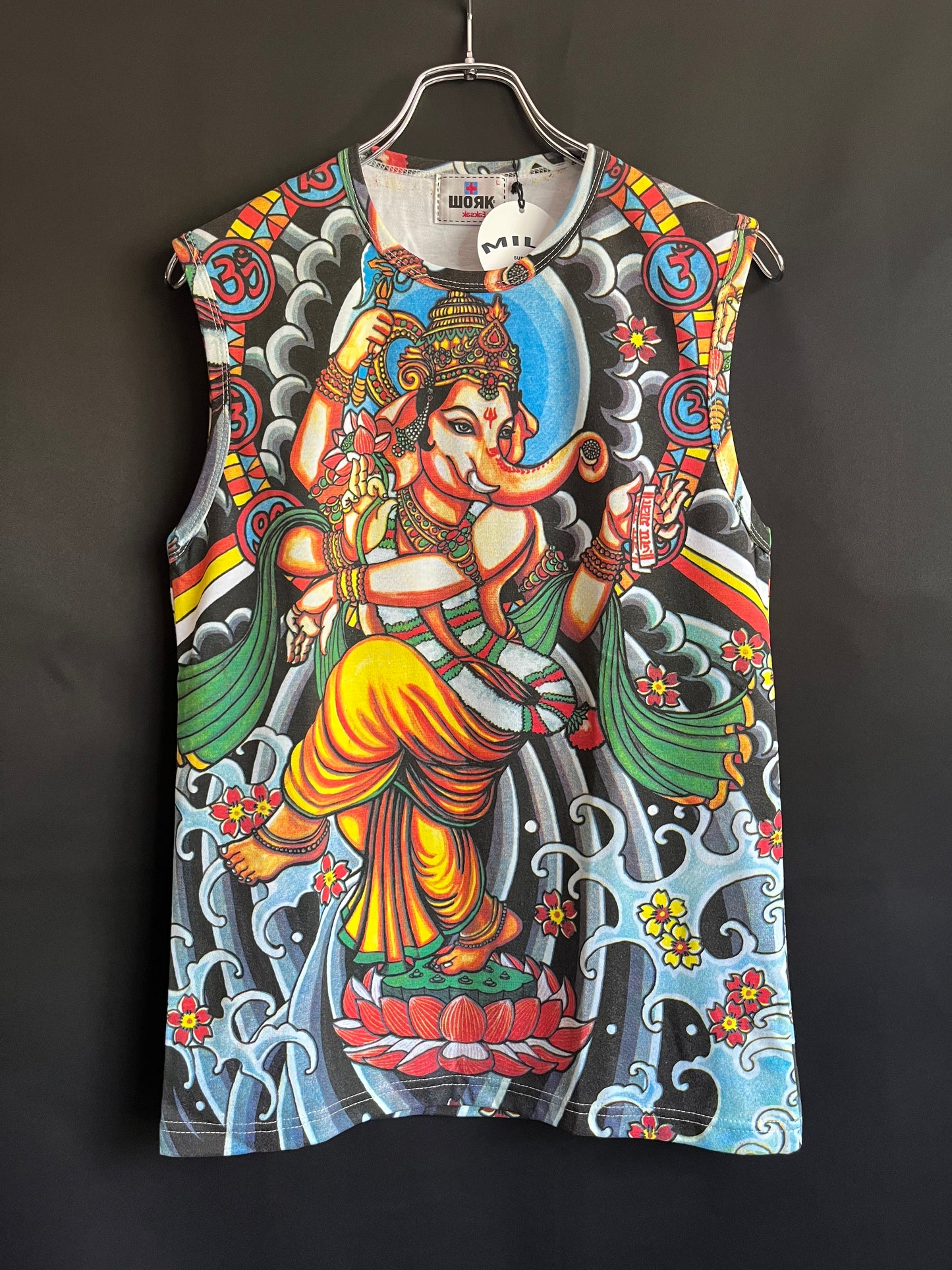 90s Ganesh Tattoo AOP Sleeveless