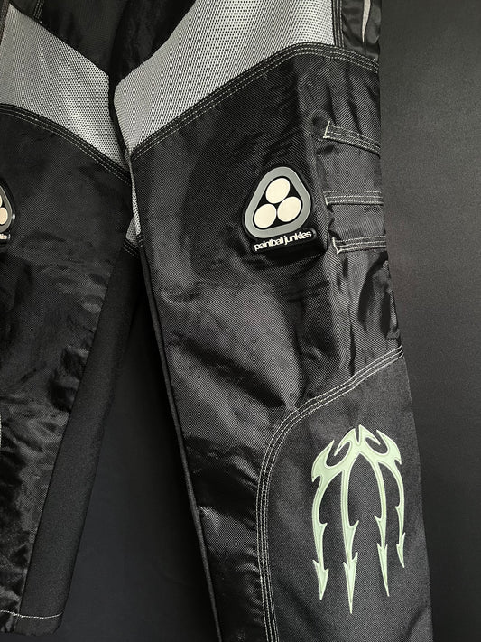 90s “Paintball Junkies” Moto Pants (35/36W)