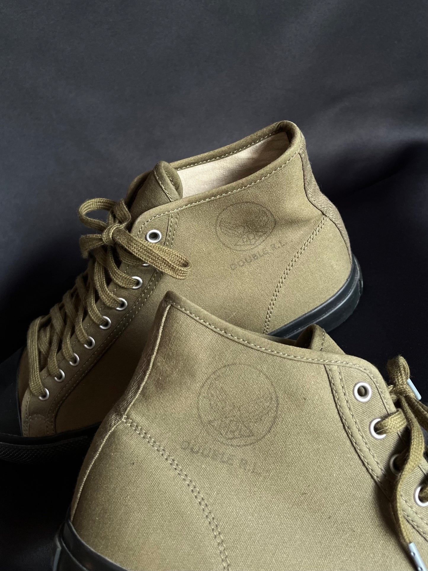 RRL Olive Mayport Canvas Sneaker (9US)