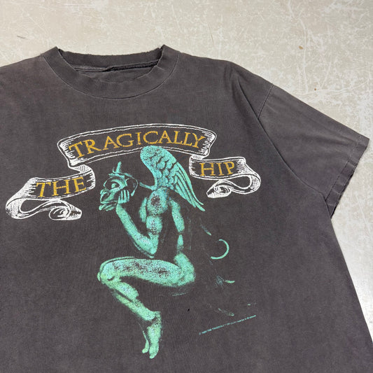 1993 Faded The Tragically Hip Gargoyle Brockum Band Tee
