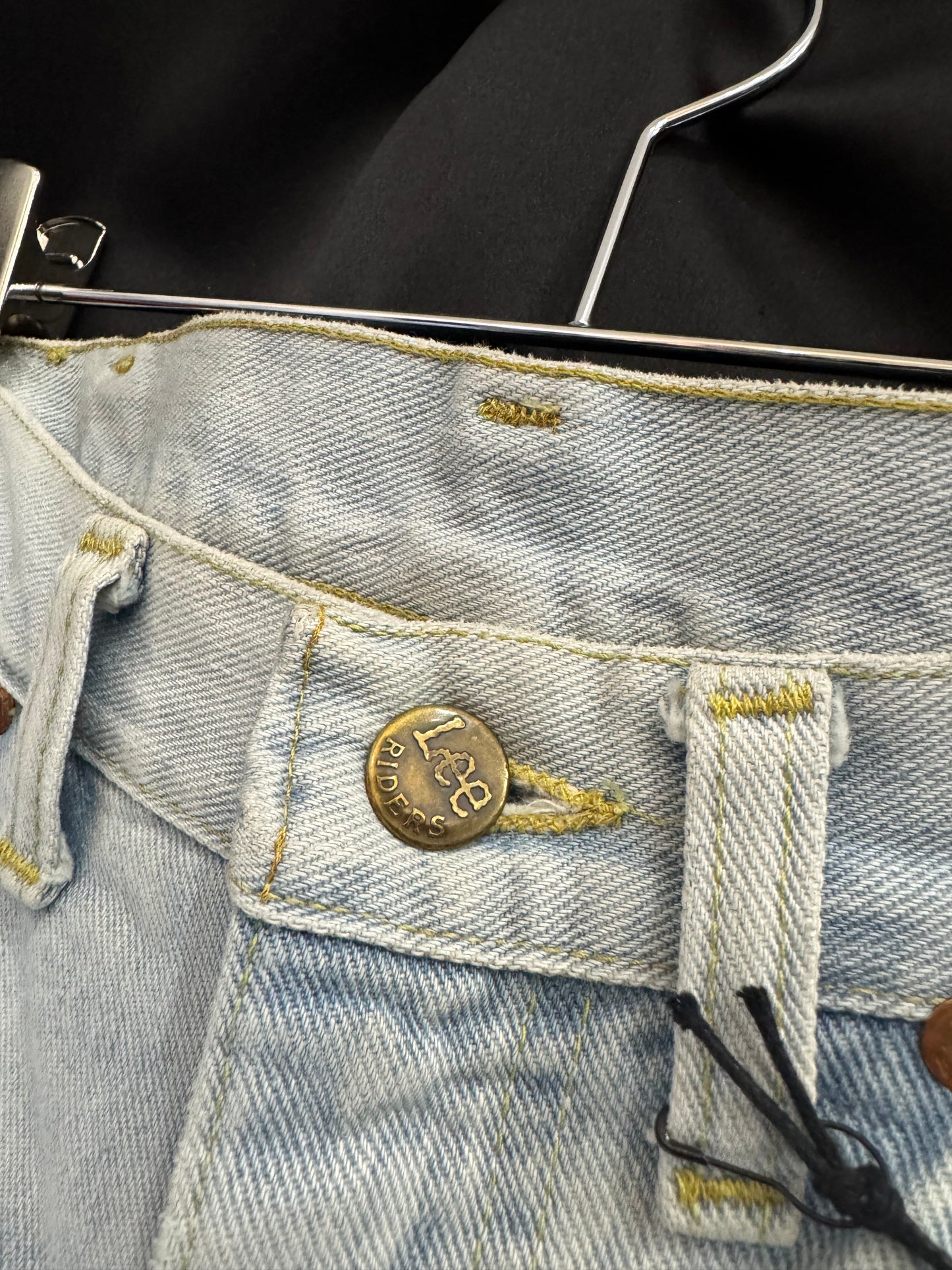 70s/80s Distressed & Repaired Lee Rider Denim (30W)