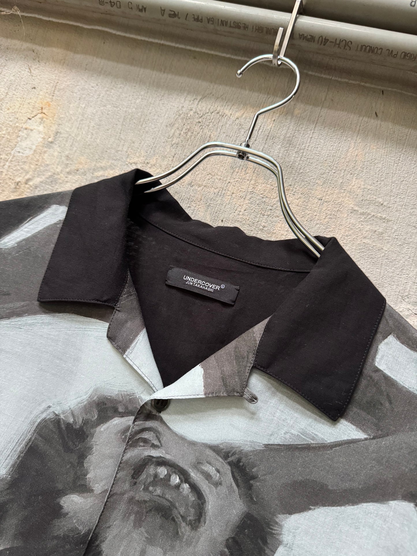 S/S ‘24 Undercover Helen Verhoeven Loop Collar Bowling Shirt