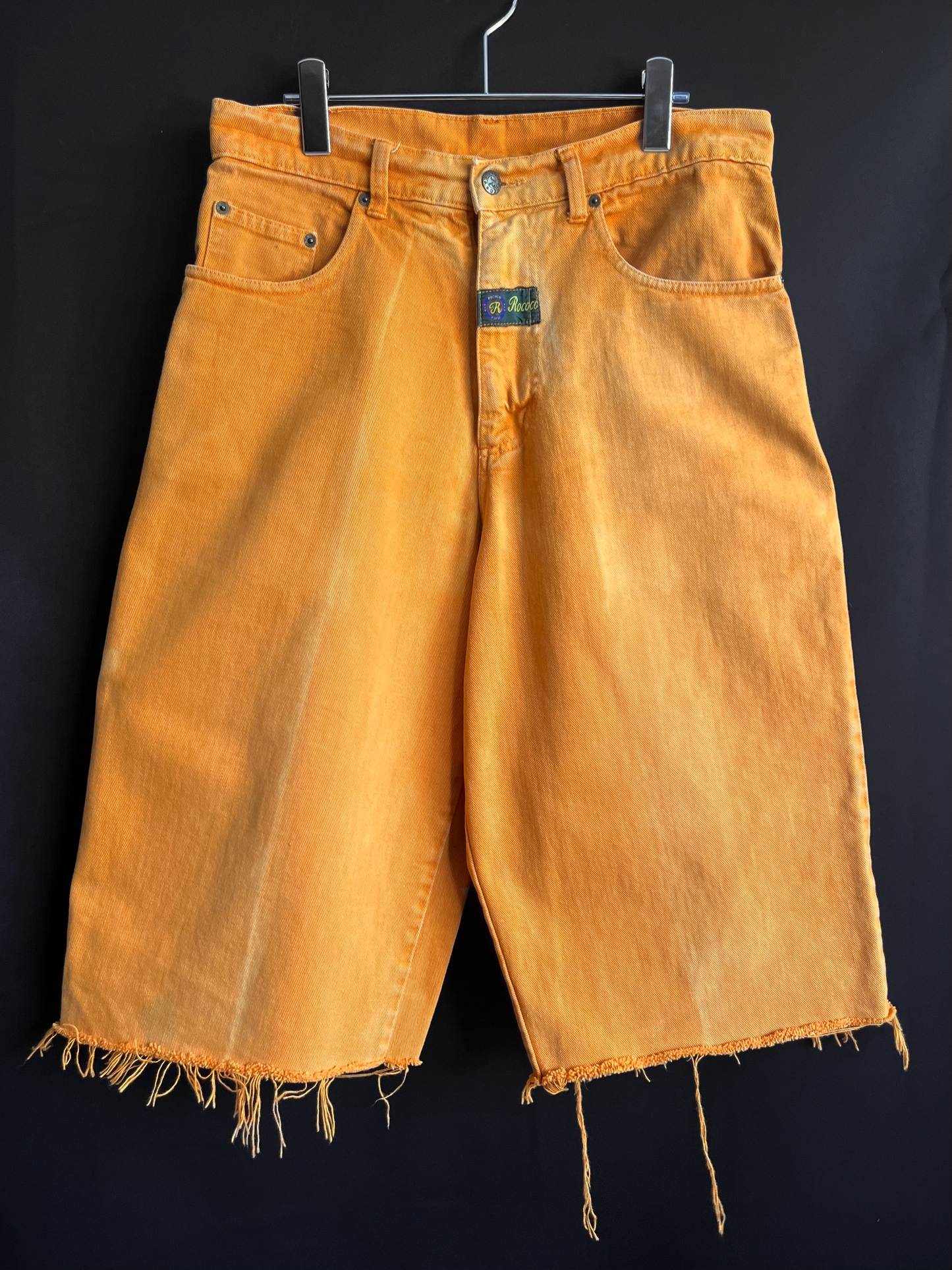 80s Faded Mandarin Cutoff Jorts